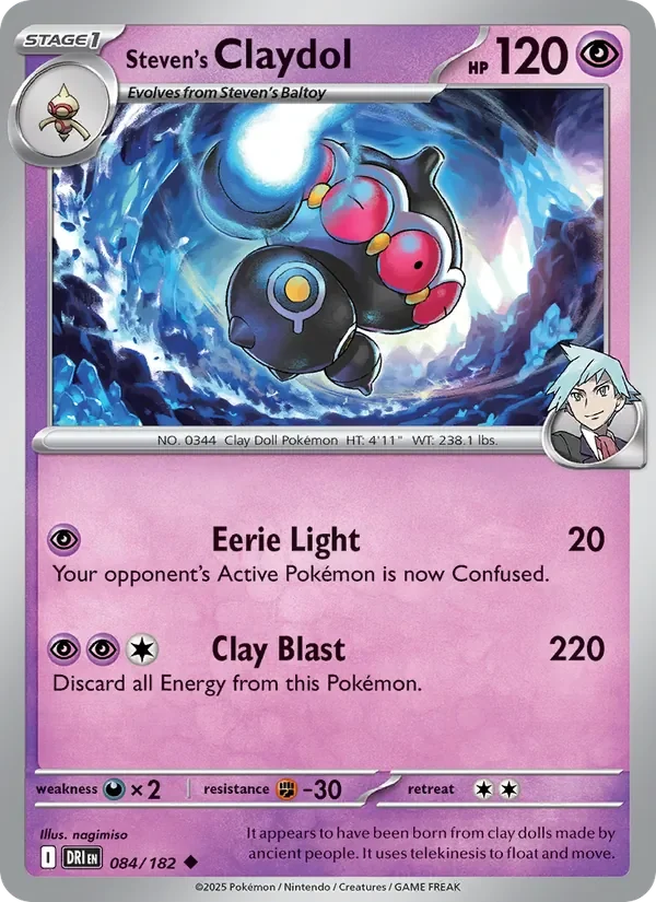 Steven's Claydol - Non-holo