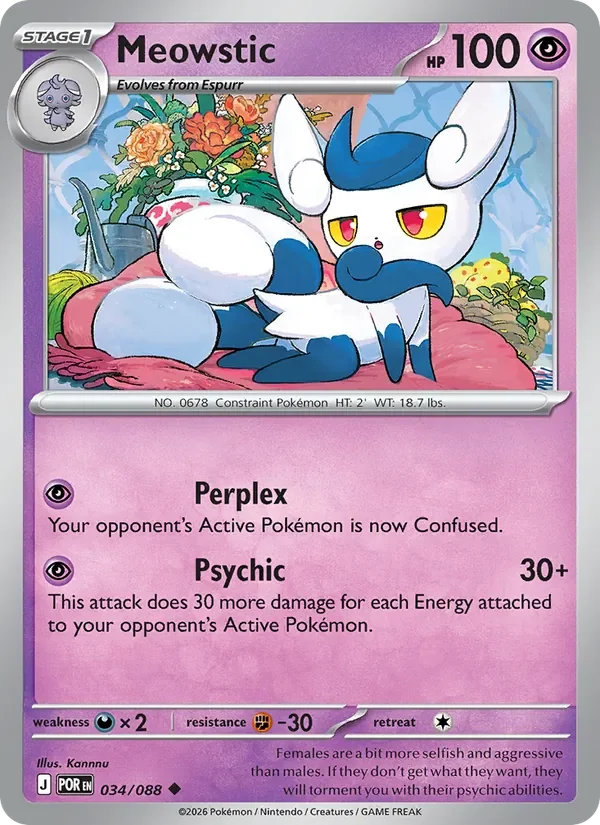 Meowstic - Non-holo