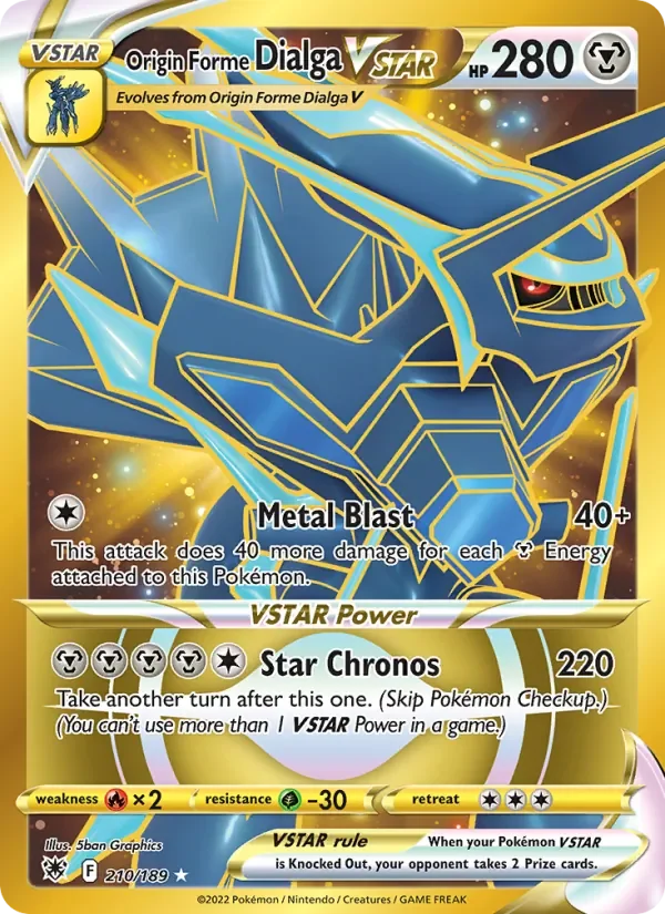 Origin Forme Dialga VSTAR - Holo - Gold