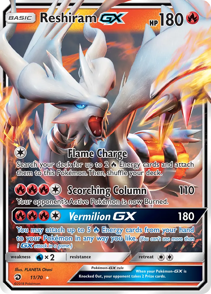 Reshiram GX - Non-holo
