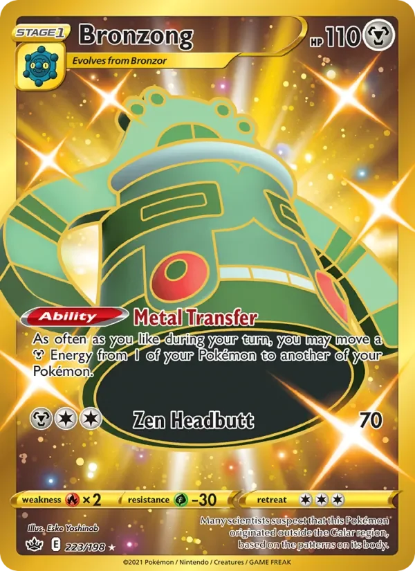 Bronzong - Holo - Gold