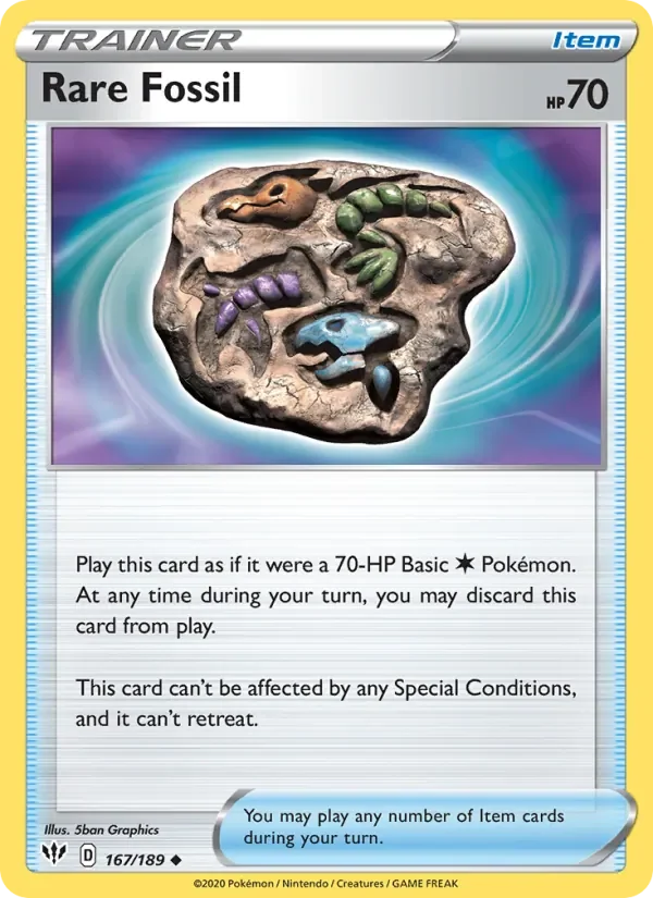 Rare Fossil - Non-holo