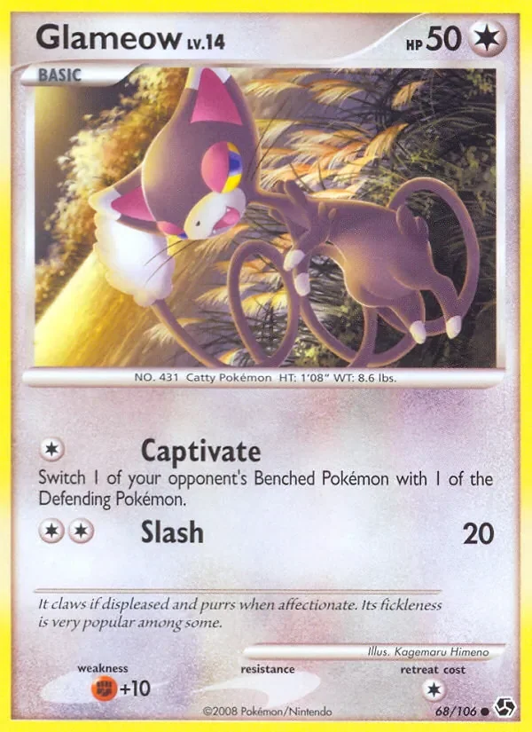 Glameow - Non-holo