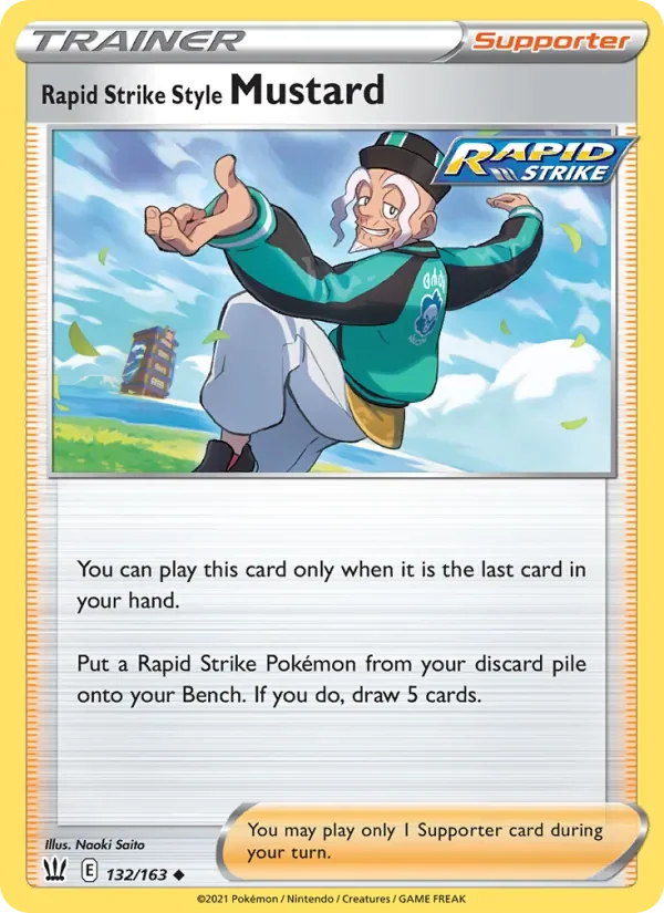 Rapid Strike Style Mustard - Non-holo