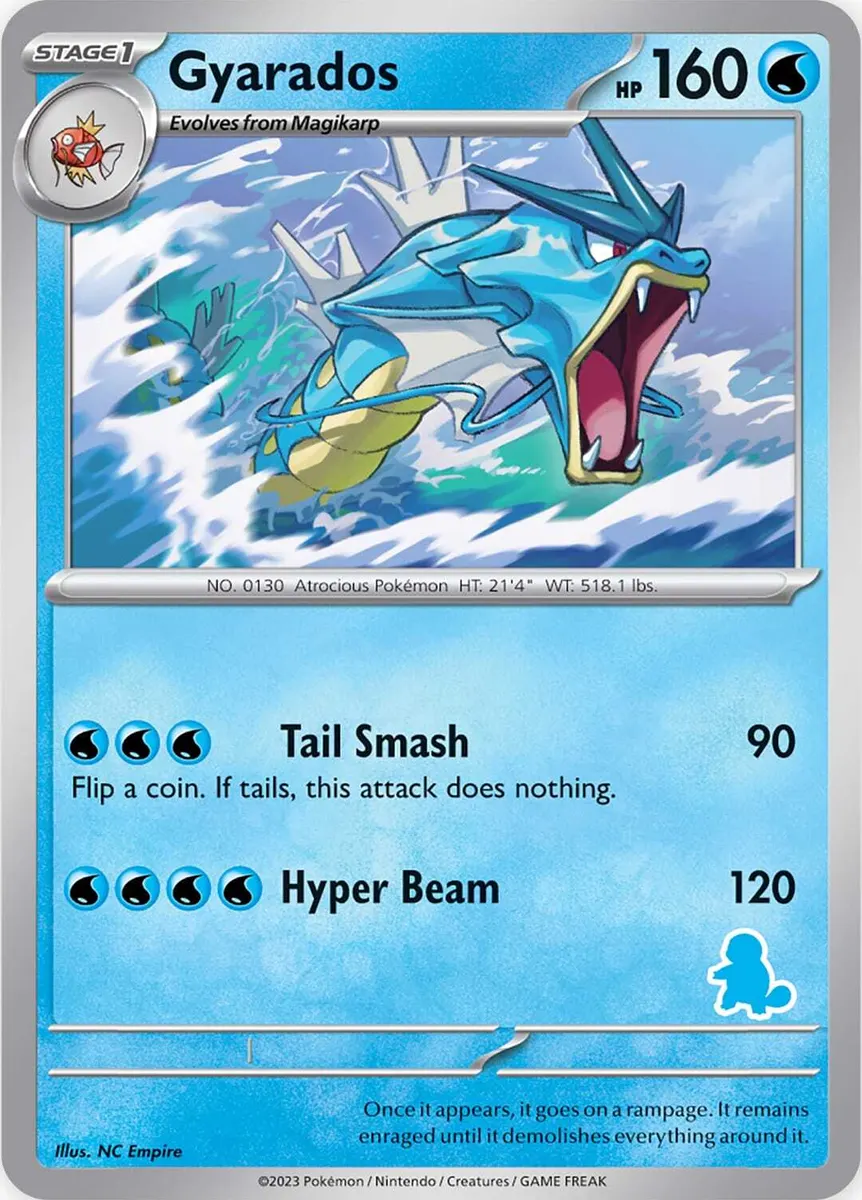 Gyarados - Non-holo - Squirtle