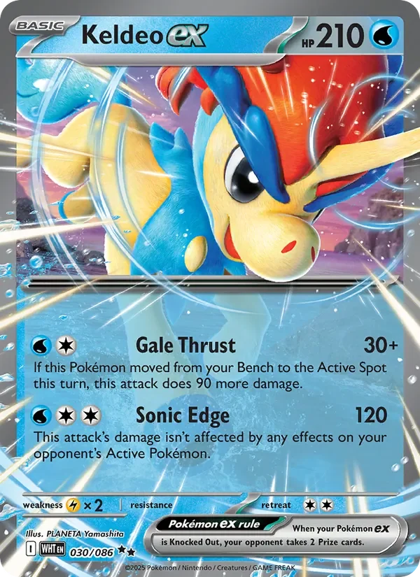 Keldeo ex - Holo