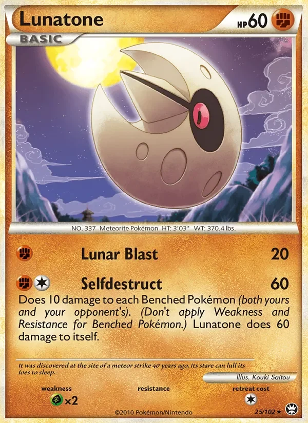 Lunatone - Non-holo