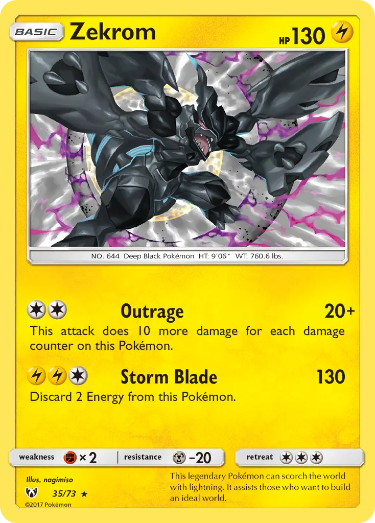 Zekrom - Non-holo