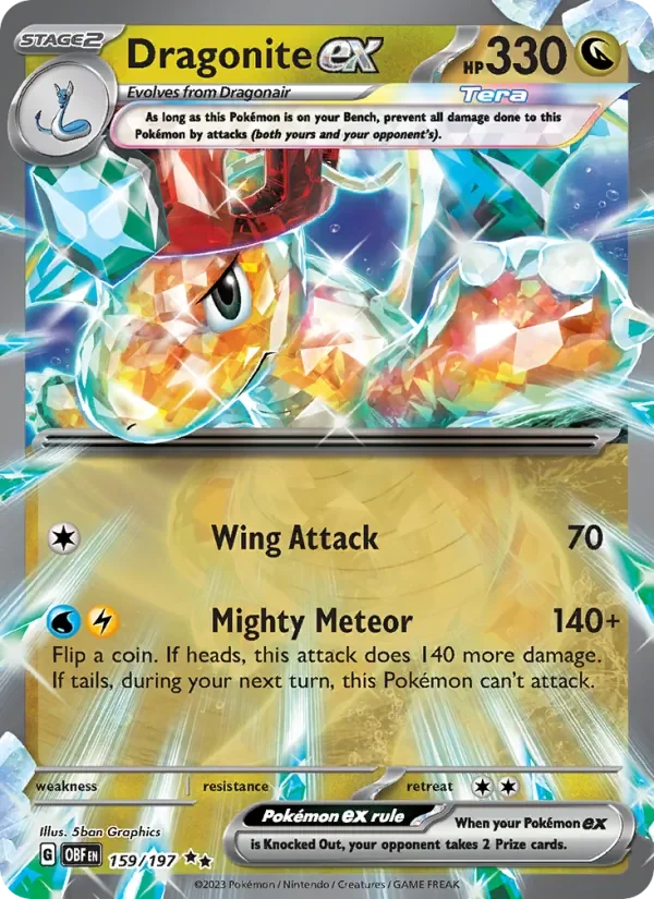 Dragonite ex - Holo