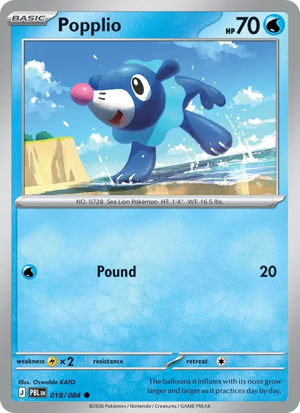 Popplio - Non-holo