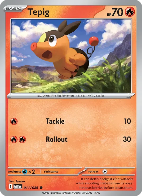 Tepig - Non-holo