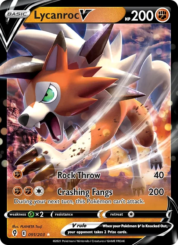 Lycanroc V - Holo