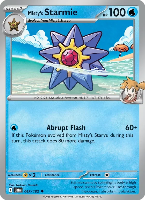 Misty's Starmie - Non-holo