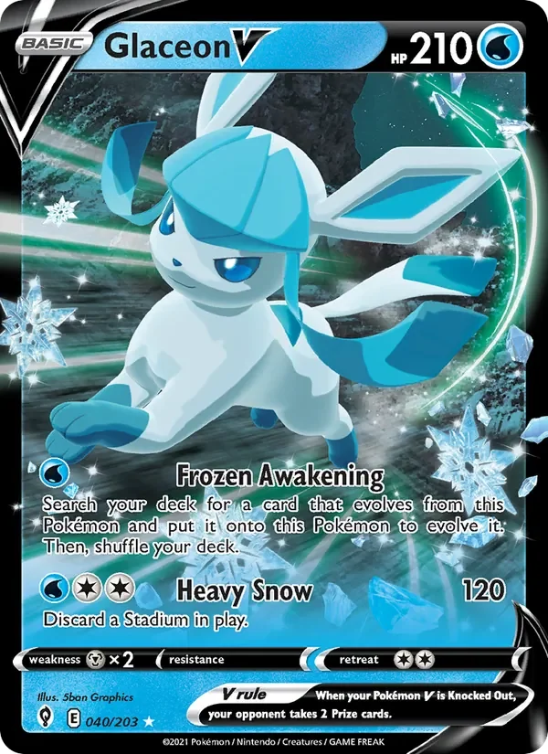 Glaceon V - Holo