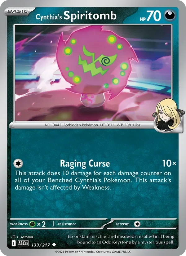 Cynthia's Spiritomb - Non-holo