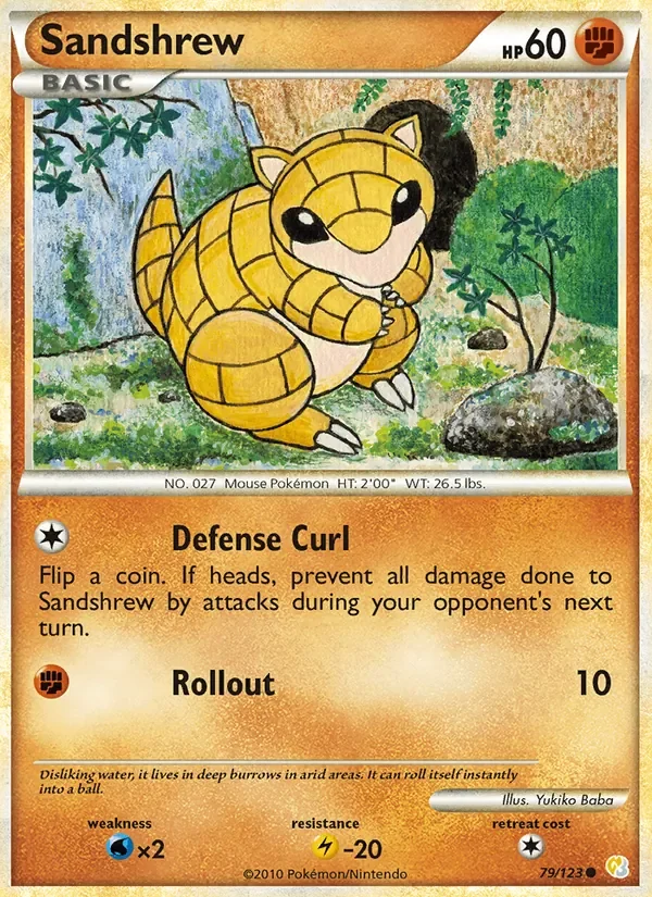 Sandshrew - Non-holo