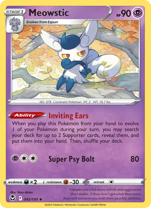Meowstic - Non-holo