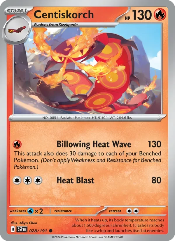 Centiskorch - Non-holo