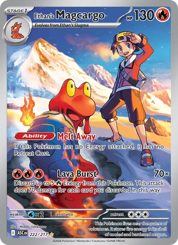 Ethan's Magcargo - Full Art