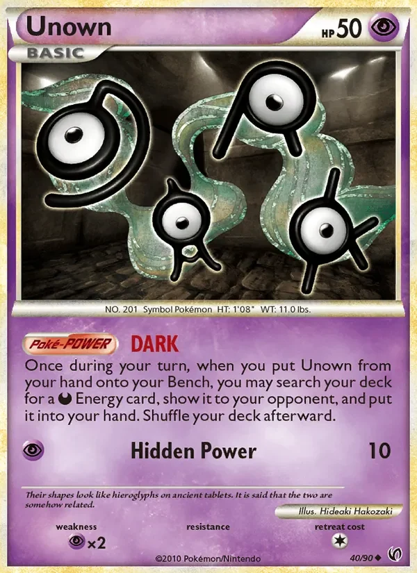 Unown - Non-holo
