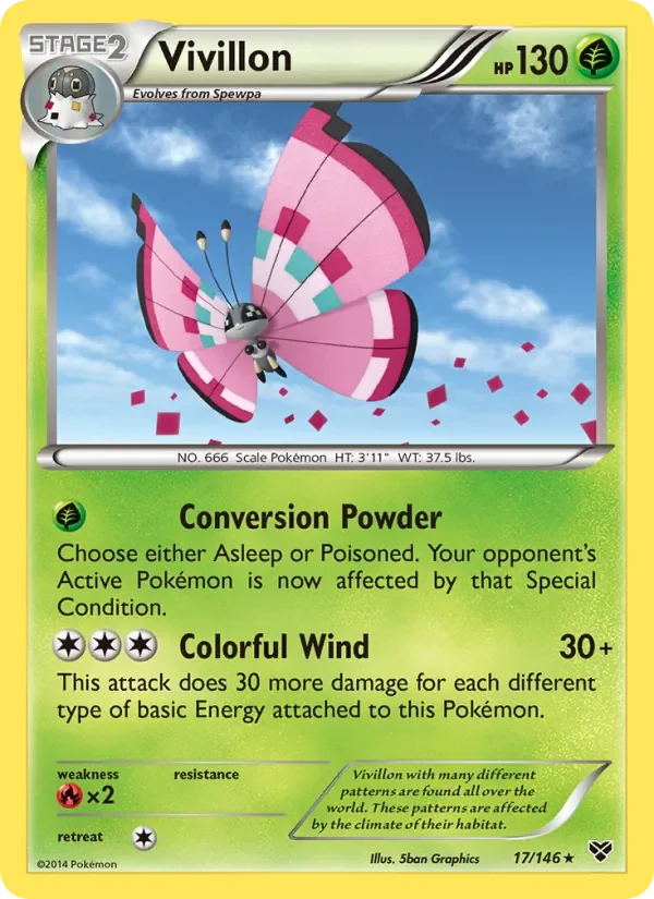 Vivillon - Non-holo