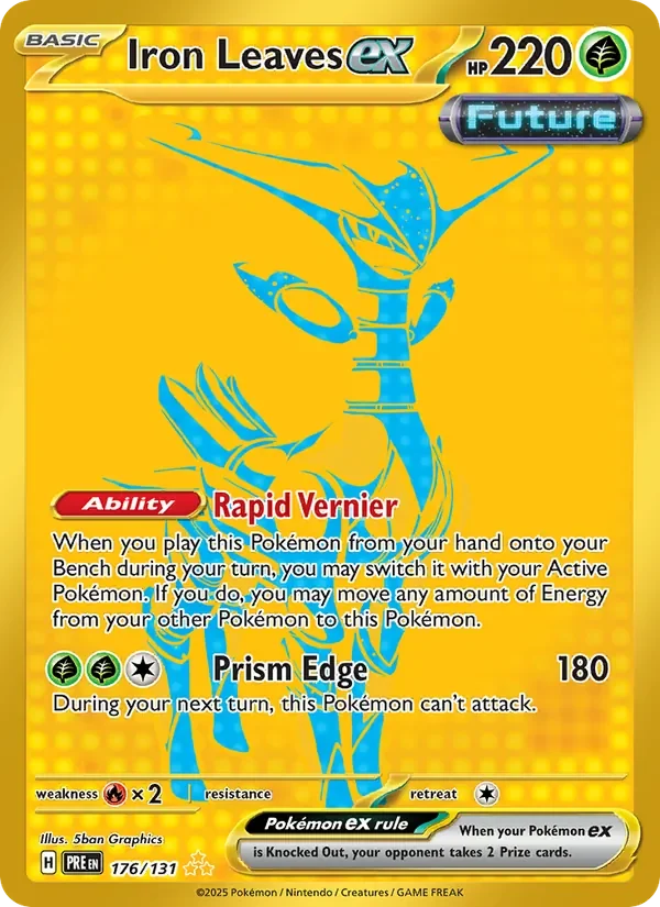 Iron Leaves ex - Full Art - Gold