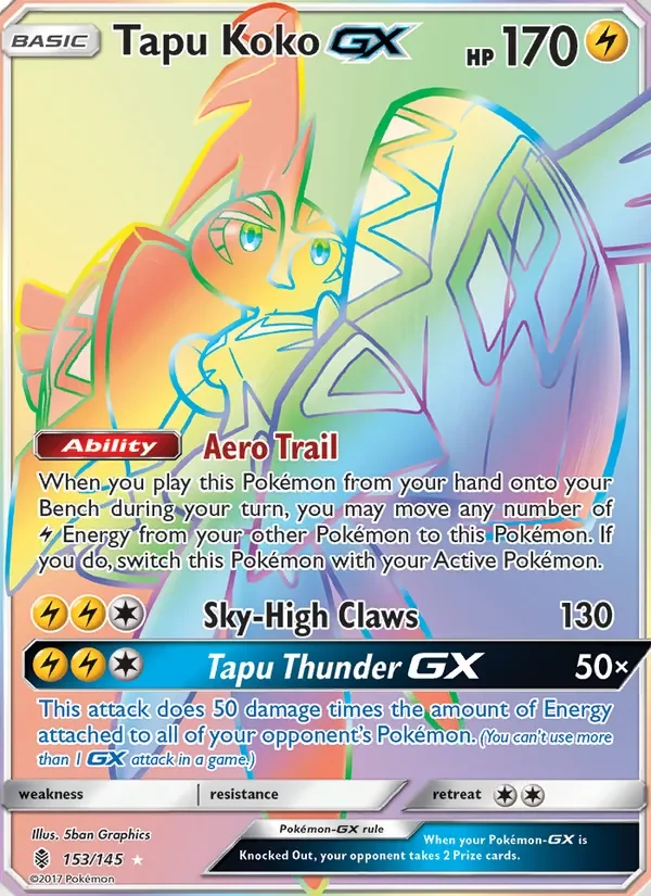 Tapu Koko GX - Non-holo