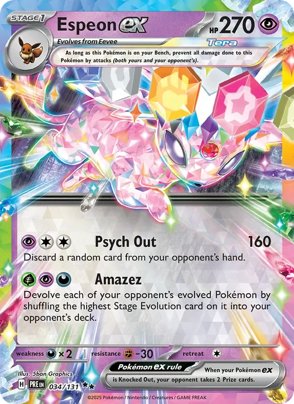 Espeon ex - Holo
