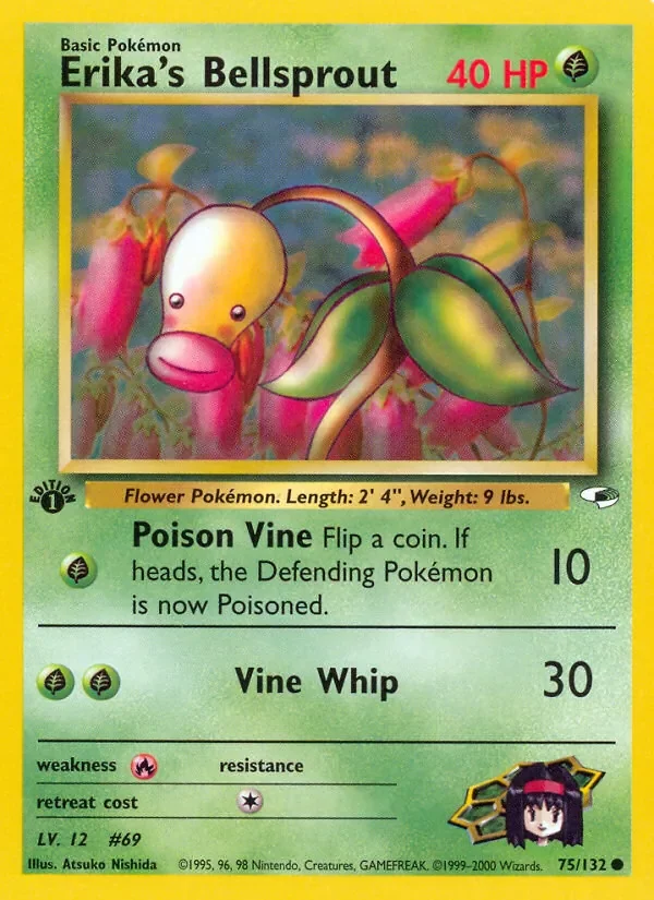 Erika's Bellsprout - Non-holo