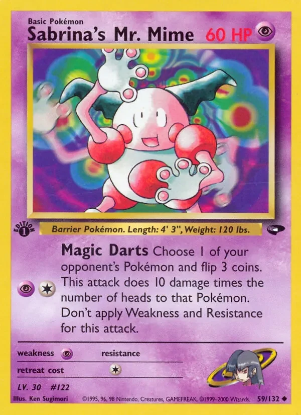 Sabrina's Mr. Mime - Non-holo