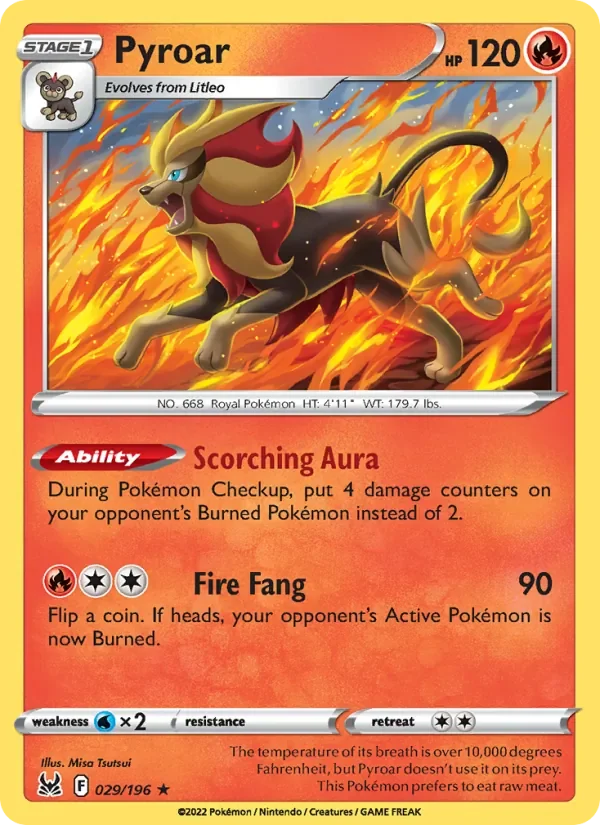 Pyroar - Holo