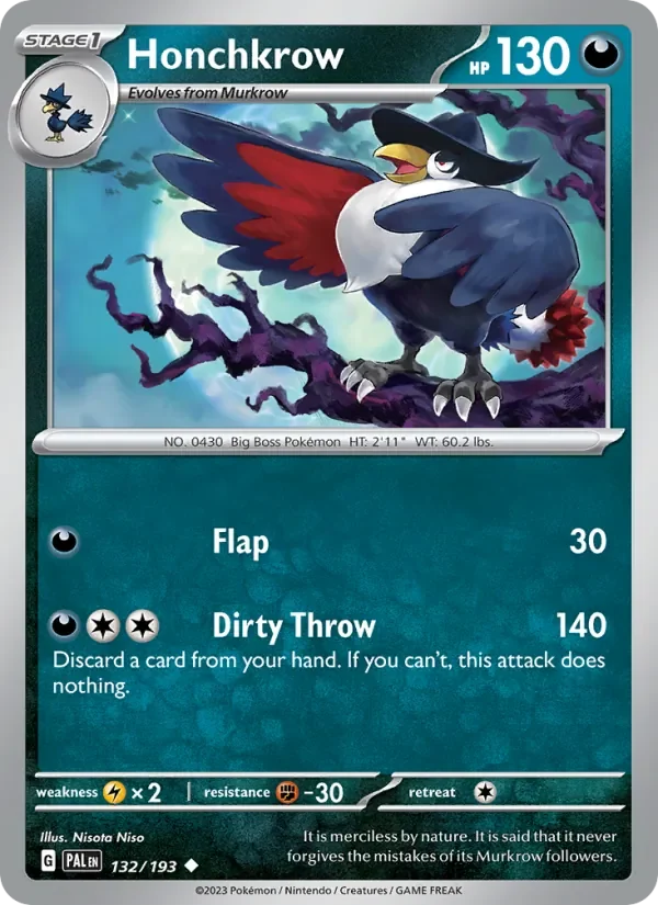 Honchkrow - Non-holo