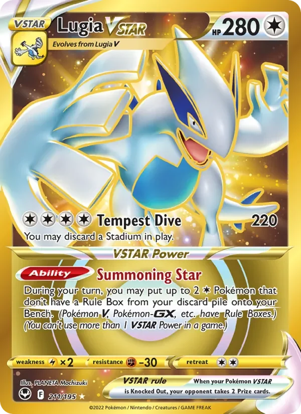 Lugia VSTAR - Holo - Gold