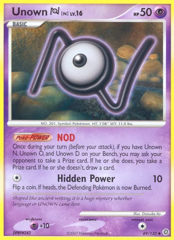Unown N - Non-holo