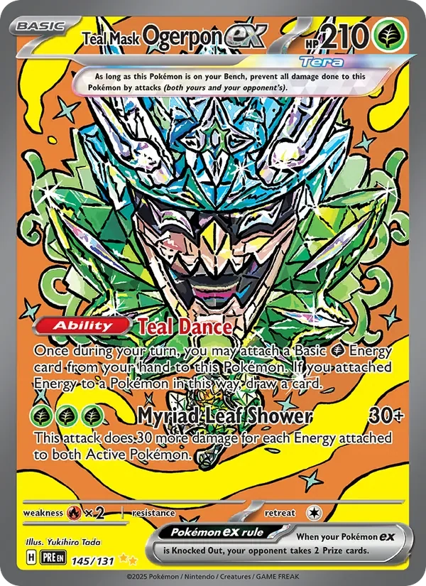 Teal Mask Ogerpon ex - Full Art