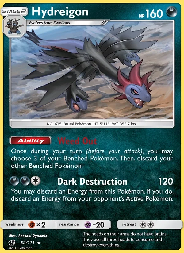 Hydreigon - Non-holo
