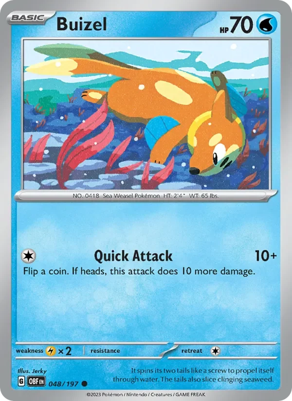 Buizel - Non-holo