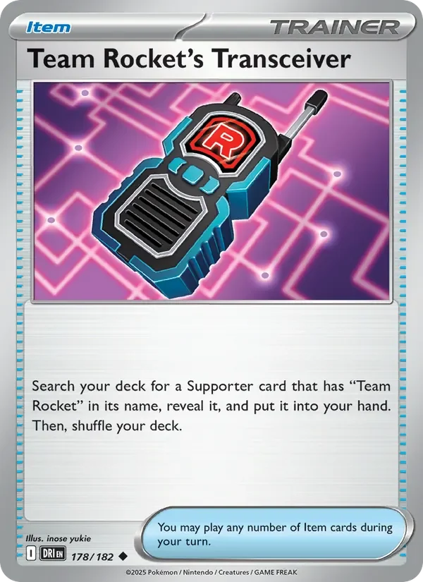 Team Rocket's Transceiver - Non-holo