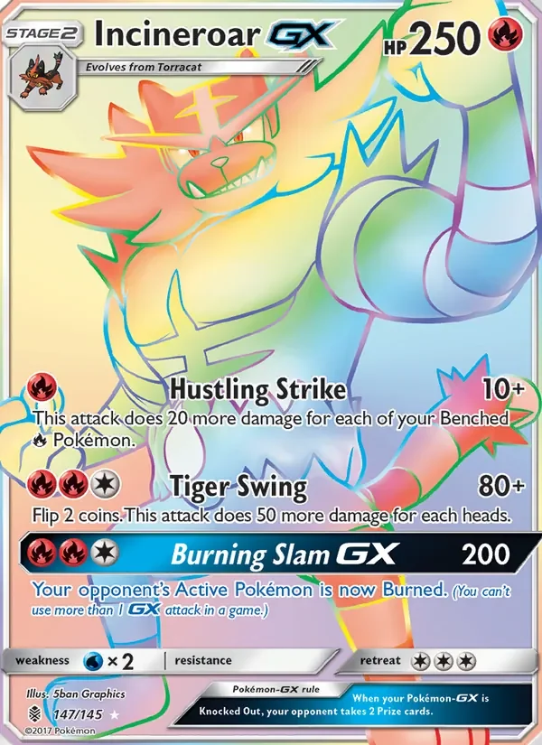 Incineroar GX - Non-holo