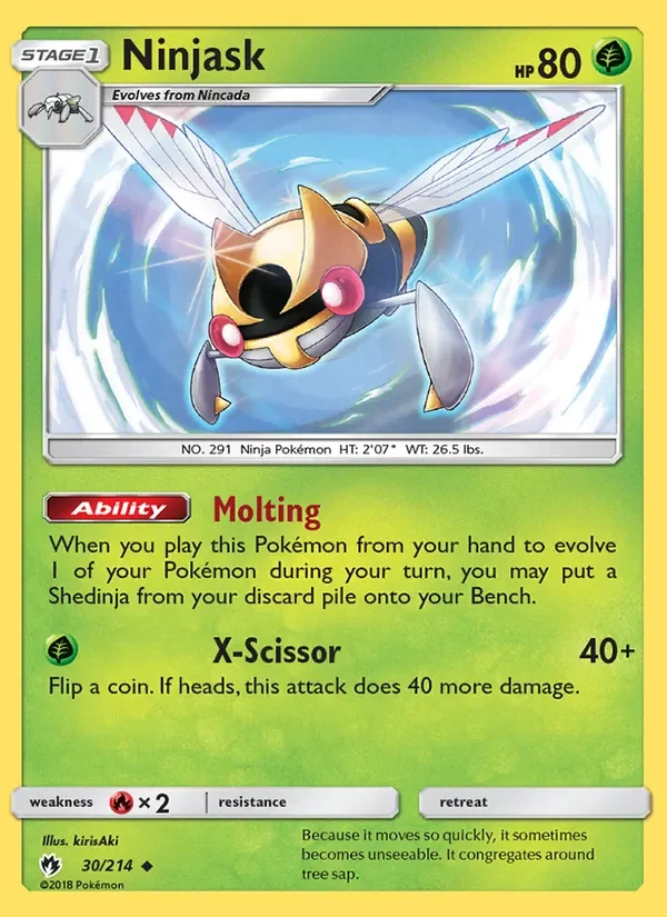 Ninjask - Non-holo