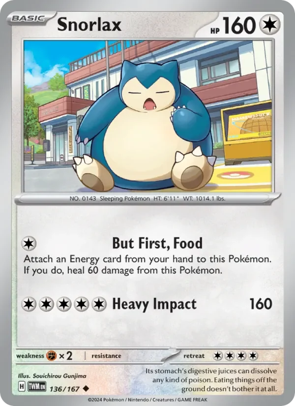 Snorlax - Non-holo
