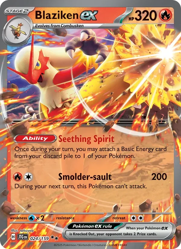 Blaziken ex - Holo
