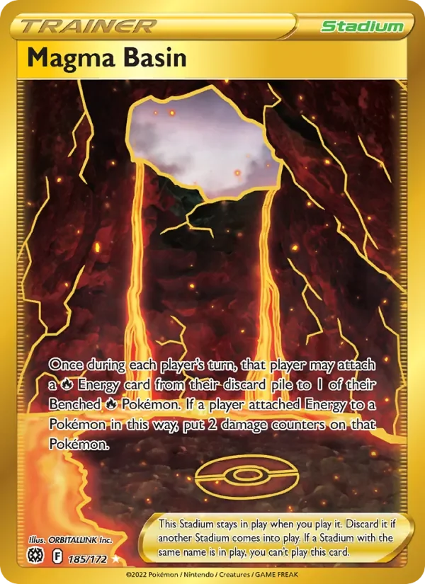 Magma Basin - Holo - Gold