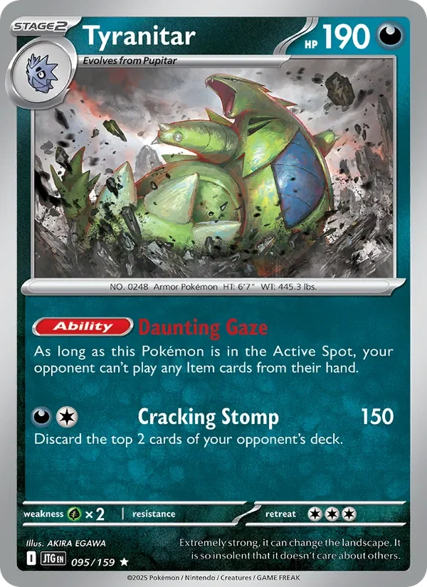 Tyranitar - Non-holo - Player Rewards Program