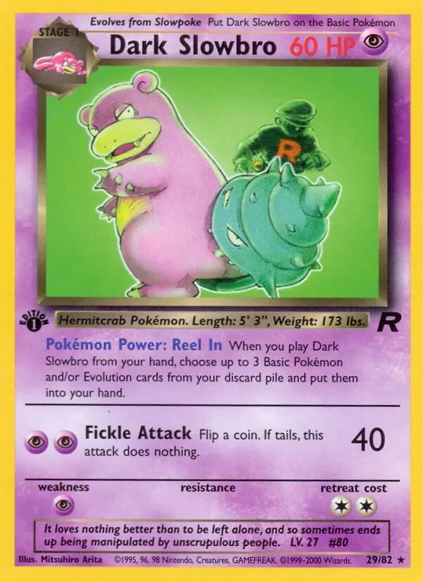 Dark Slowbro - Non-holo