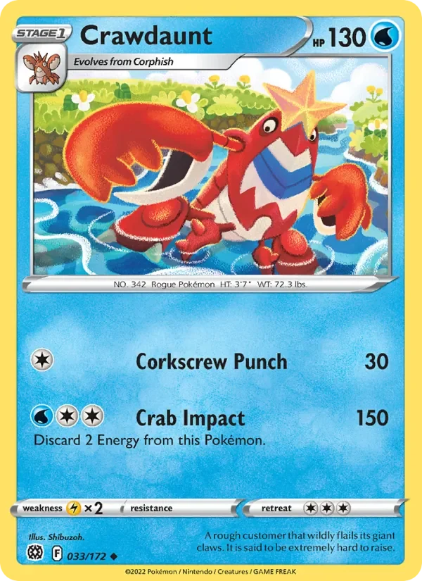 Crawdaunt - Non-holo