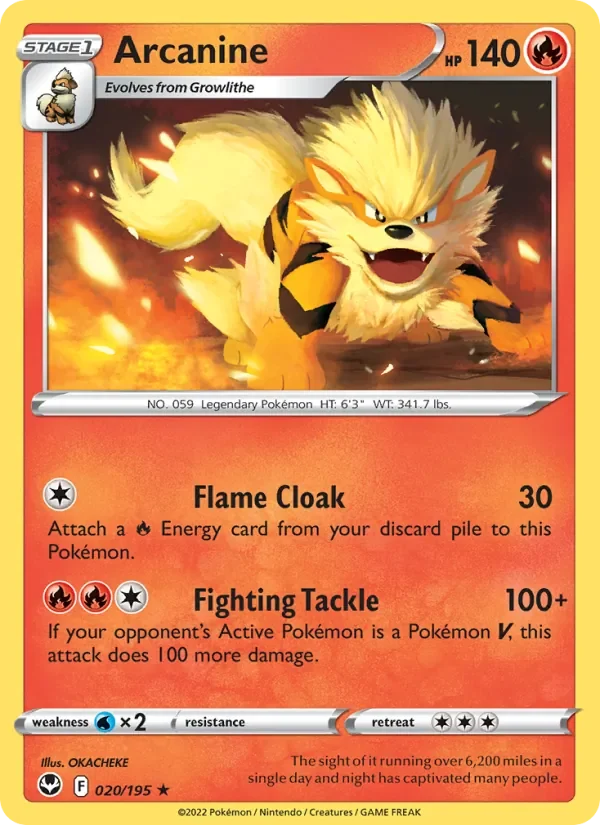 Arcanine - Non-holo