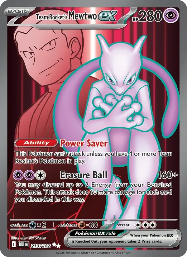 Team Rocket's Mewtwo ex - Full Art