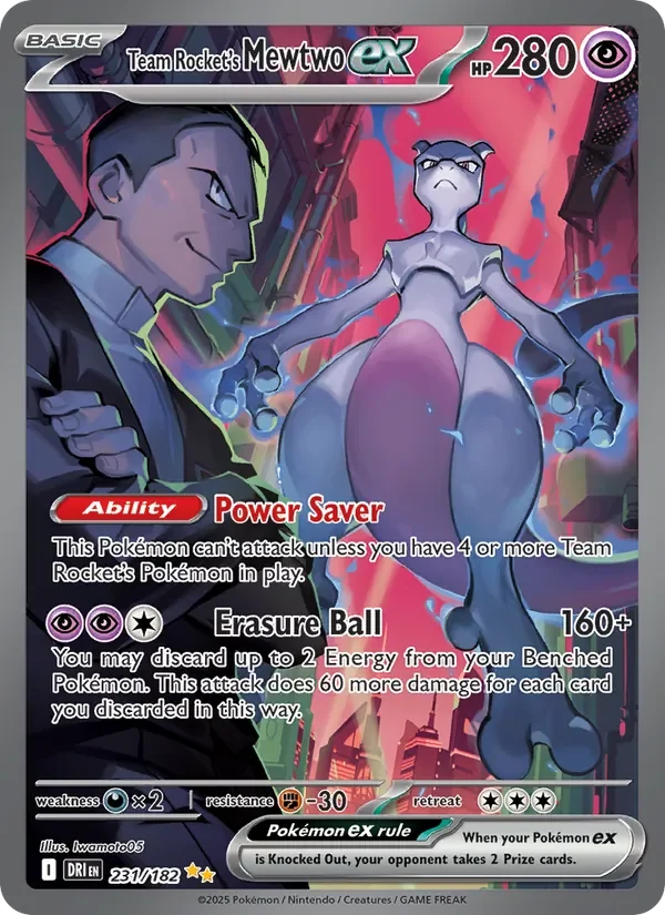 Team Rocket's Mewtwo ex - Full Art