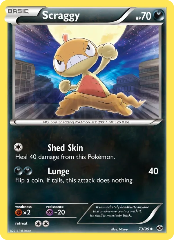 Scraggy - Non-holo